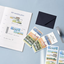 Load image into Gallery viewer, Monolike Wow Bar Sticker Oscar Claude Monet set - Mini size cute stickers, square stickers