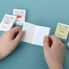 Load image into Gallery viewer, Monolike Must Have Sticky Graph 4p SET Self-Adhesive Memo Pad 80 sheets, Daily Sticky, Diary, Memo