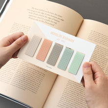 Load image into Gallery viewer, Monolike Magnetic Bookmarks Grid Sunset, Set of 5