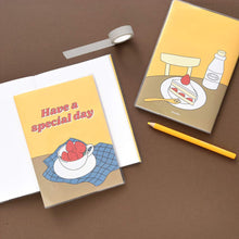 Load image into Gallery viewer, Monolike A5 Haru Free Notebook, Fall in newtro B 4p SET - Blank Notebook, PVC Cover