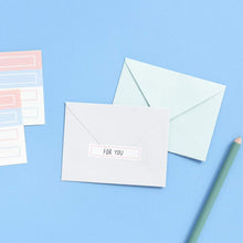 Load image into Gallery viewer, Monolike Message & Label Sticker Sketch set - Mini size cute stickers, Index stickers