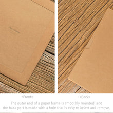 Load image into Gallery viewer, Monolike Paper Photo Frames 8x10 Inch Kraft 10 Pack - Fits 8"x10" Pictures