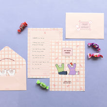 Load image into Gallery viewer, Monolike Olly Molly Letter Paper and Envelopes Set - 8Type, 32 Letter Paper + 16 Envelopes