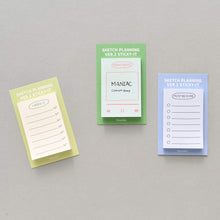 Load image into Gallery viewer, Monolike Sketch Planning Ver.2 Sticky-it - 5p Set Self-Adhesive Memo Pad 50 Sheets