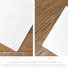 Load image into Gallery viewer, Monolike Paper Photo Frames 8x10 Inch White 10 Pack - Fits 8"x10" Pictures