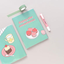 Load image into Gallery viewer, Monolike A5 Haru Free Notebook, Fall in newtro A 4p SET - Blank Notebook, PVC Cover