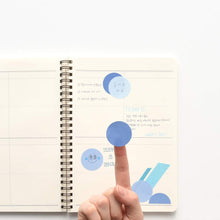 Load image into Gallery viewer, Monolike Circle Stickers - Solid Round Dot Large Size A + B Set, 12 type stickers 36 Sheets