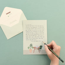 Load image into Gallery viewer, Monolike Ordinary Days Letter Paper and Envelopes Set - 8Type, 32 Letter Paper + 16 Envelopes