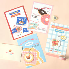 Load image into Gallery viewer, Monolike Fall In Newtro Dessert Letter Paper and Envelopes Set - 8Type, 32 Letter Paper + 16 Envelopes