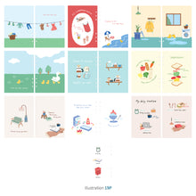 Load image into Gallery viewer, Monolike A5 Ordinary Days Diary Set, Desk - Academic Planner Weekly & Monthly Planner with PVC Cover, Zipper bag