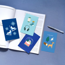 Load image into Gallery viewer, Monolike Winter Story Single card - mix 24 pack, lovely 24 Single card