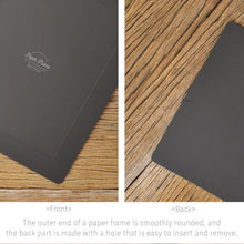 Load image into Gallery viewer, Monolike Paper Photo Frames 8x10 Inch Black 10 Pack - Fits 8"x10" Pictures