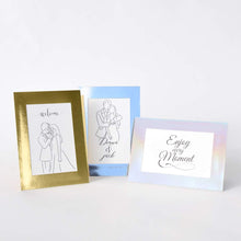 Load image into Gallery viewer, Monolike Standing Paper Frame 4x6 Metallic Series Glossy Gold 10p 4x6Inch Size