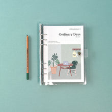 Load image into Gallery viewer, Monolike A5 Ordinary Days Diary Set, Green day - Academic Planner Weekly & Monthly Planner with PVC Cover, Zipper bag