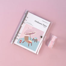 Load image into Gallery viewer, Monolike A5 Ordinary Days Diary Set, Weekend - Academic Planner Weekly & Monthly Planner with PVC Cover, Zipper bag