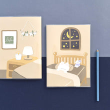 Load image into Gallery viewer, Monolike A5 Haru Free Notebook, The Daily Life of Gureum B 4p SET - Blank Notebook, PVC Cover