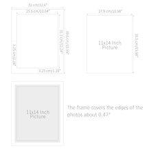 Load image into Gallery viewer, Monolike Paper Photo Frames 11x14 Inch Black 5 Pack - Fits 11"x14" Pictures