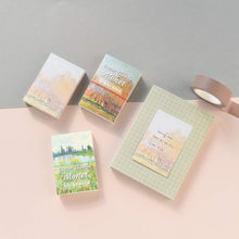 Load image into Gallery viewer, Monolike Must Have Sticky Monet 4p SET Self-Adhesive Memo Pad 80 sheets, Daily Sticky, Diary, Memo