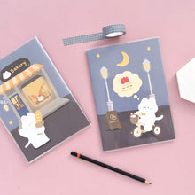 Load image into Gallery viewer, Monolike A5 Haru Free Notebook, The Daily Life of Gureum A 4p SET - Blank Notebook, PVC Cover