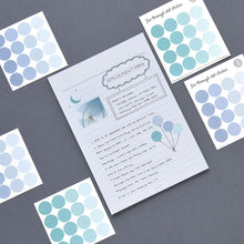 Load image into Gallery viewer, Monolike Circle Stickers - See through Dot Stickers Small Size Set, 6 Type Stickers 18 Sheets