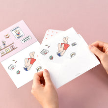 Load image into Gallery viewer, Monolike Happy and Lucky Letter Paper and Envelopes Set - 8Type, 32 Letter Paper + 16 Envelopes