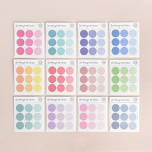 Load image into Gallery viewer, Monolike Circle Stickers - See through Dot Stickers Medium Size Set, 6 Type Stickers 18 Sheets