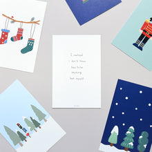 Load image into Gallery viewer, Monolike Winter Story Single card - mix 24 pack, lovely 24 Single card
