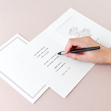 Load image into Gallery viewer, Monolike Paper Frame Photo Card, Line 25P SET - 4x6 Inch Picture Frame Note Card, Greeting cards, Assorted Happy Birthday, Thank you