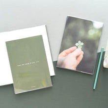 Load image into Gallery viewer, Monolike A5 Haru Free Notebook, Photo C 4p SET - Blank Notebook, PVC Cover
