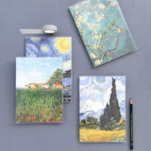 Load image into Gallery viewer, Monolike A5 Haru Free Notebook, Vincent van Gogh 4p SET - Blank Notebook, PVC Cover