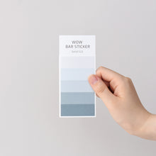 Load image into Gallery viewer, Monolike Wow Bar Sticker Solid D set - Mini size cute stickers, square stickers
