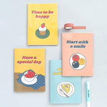 Load image into Gallery viewer, Monolike A5 Haru Free Notebook, Fall in newtro B 4p SET - Blank Notebook, PVC Cover