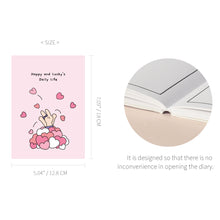 Load image into Gallery viewer, Monolike Happy and Lucky Diary 6 Month Planner, Love letter - Academic Planner, Weekly & Monthly Planner, Scheduler