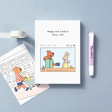 Load image into Gallery viewer, Monolike Happy and Lucky Diary 6 Month Planner, Bubble wash - Academic Planner, Weekly & Monthly Planner, Scheduler