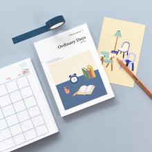 Load image into Gallery viewer, Monolike Ordinary Days Diary 6 Month Planner, Desk - Academic Planner, Weekly & Monthly Planner, Scheduler