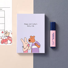 Load image into Gallery viewer, Monolike Happy and Lucky Diary 6 Month Planner, Selfie - Academic Planner, Weekly & Monthly Planner, Scheduler