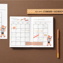 Load image into Gallery viewer, Monolike Happy and Lucky Diary 6 Month Planner, Love letter - Academic Planner, Weekly & Monthly Planner, Scheduler