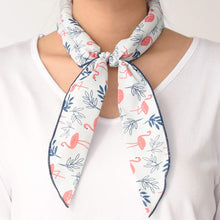 Load image into Gallery viewer, Monolike Cool Scarf Flamingo Mint + Flamingo Gray Fashion Item Neck Wrap Cooling Scarf
