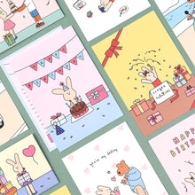 Load image into Gallery viewer, Monolike Happy and Lucky Letter Paper and Envelopes Set - 8Type, 32 Letter Paper + 16 Envelopes