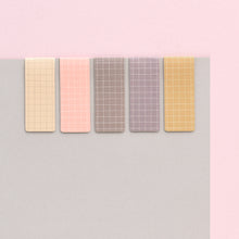 Load image into Gallery viewer, Monolike Magnetic Bookmarks Grid Soft Clay, Set of 5