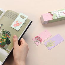 Load image into Gallery viewer, Monolike Bandal Bookmarks Flower for you Ver.1 + Ver.2 120 Pieces
