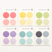 Load image into Gallery viewer, Monolike Circle Stickers - Solid Round Dot Large Size A + B Set, 12 type stickers 36 Sheets