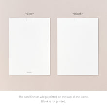 Load image into Gallery viewer, Monolike Paper Frame Photo Card, Line 100P SET - 4x6 Inch Picture Frame Note Card, Greeting cards, Assorted Happy Birthday, Thank you