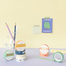 Load image into Gallery viewer, Monolike Story town 6 Rolls Design Washi Tape SET, 15mm Decorative Masking Tape, DIY Craft Scrapbooking Gift Wrapping Planner