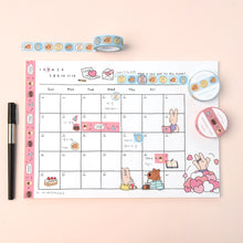 Load image into Gallery viewer, Monolike Happy and Lucky 6 Rolls Design Washi Tape SET, 15mm Decorative Masking Tape, DIY Craft Scrapbooking Gift Wrapping Planner