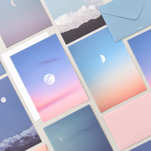 Load image into Gallery viewer, Monolike Photo, Moon Letter Paper and Envelopes Set - 8Type, 32 Letter Paper + 16 Envelopes