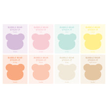 Load image into Gallery viewer, Monolike Bubble Bear Sticky-it - 8p Set Self-Adhesive Memo Pad 30 Sheets