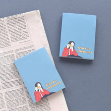 Load image into Gallery viewer, Monolike Memopad Newtro design A SET - 4 Packs, 4 Different Designs, 100 Sheets Per Pad, Total 400 Sheets, Note pads, Writing pads, 3.15 x 4.17 Inches