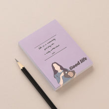 Load image into Gallery viewer, Monolike Memopad Newtro design A SET - 4 Packs, 4 Different Designs, 100 Sheets Per Pad, Total 400 Sheets, Note pads, Writing pads, 3.15 x 4.17 Inches