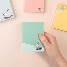 Load image into Gallery viewer, Monolike Memopad Memories design A SET - 4 Packs, 4 Different Designs, 100 Sheets Per Pad, Total 400 Sheets, Note pads, Writing pads, 3.15 x 4.17 Inches